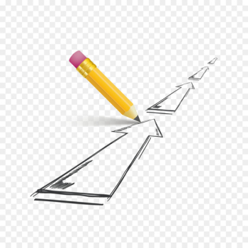 Pencil Photography Illustration - Pen drawing arrows 