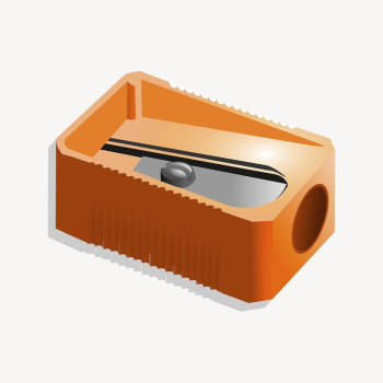 Pencil sharpener clipart, illustration psd. | Free PSD - rawpixel