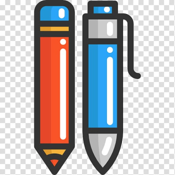 Pencil, Watercolor pen transparent background PNG clipart