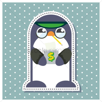 Penguin as a banker Penguin as a banker