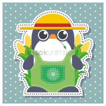 Penguin as a farmer Penguin as a farmer