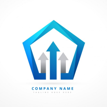 Pentagonal Logo Template Pentagonal Logo Template