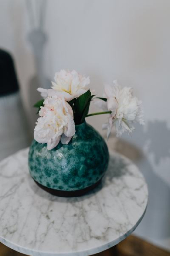 Peony flowers in vase Peony flowers in vase