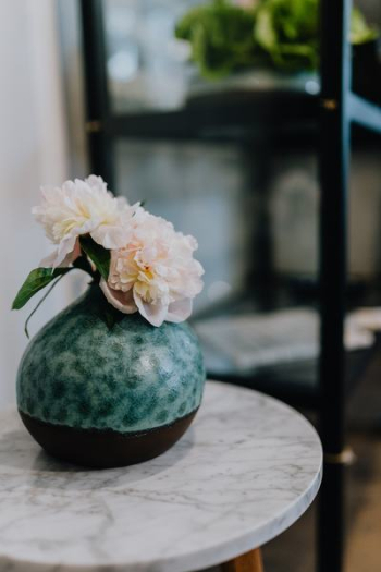 Peony flowers in vase Peony flowers in vase