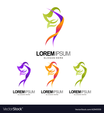 people and beauty lady logo design template people and beauty lady logo design template