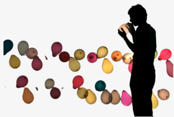 People Are Blowing Balloons Silhouette, Balloon, Blow A Balloon ...
