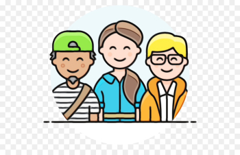people cartoon social group line conversation people cartoon social group line conversation