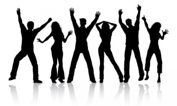 People Dancing Silhouette People Dancing Silhouette