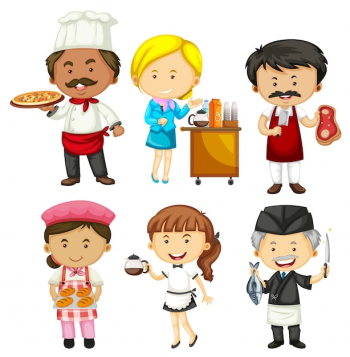 People doing different occupations People doing different occupations