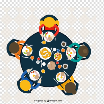 People eating , Breakfast Dinner Eating, dining table transparent background PNG clipart