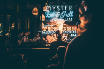 people gathering on Oyster Bar & Grill people gathering on Oyster Bar & Grill