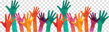 People hands illustration, Volunteering International Volunteer Day Organization Person Labor, footprints transparent background PNG clipart