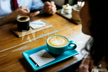 People hangout at coffee shop People hangout at coffee shop