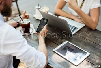 People hangout together at coffee shop People hangout together at coffee shop