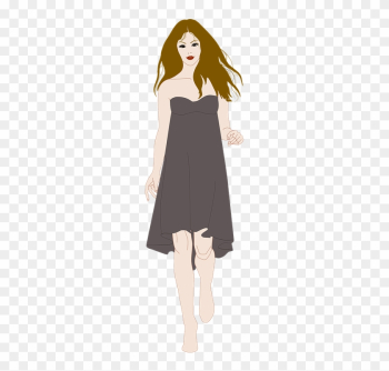 People Have Been Wondering About The Anorexia Nervosa - Figurin De Mujer Vectorizada