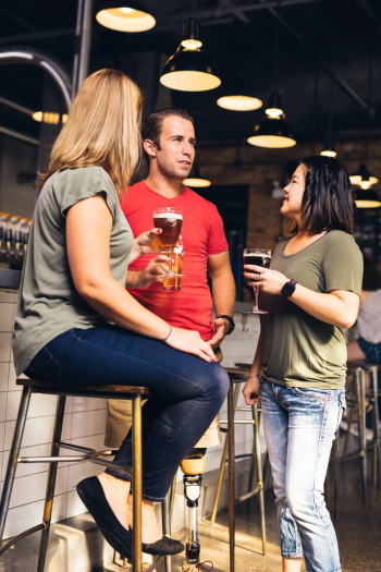 People Having a Nice Drink at a Bar People Having a Nice Drink at a Bar