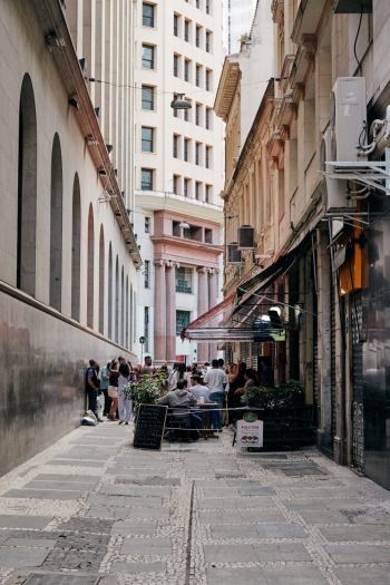 People in Alley People in Alley