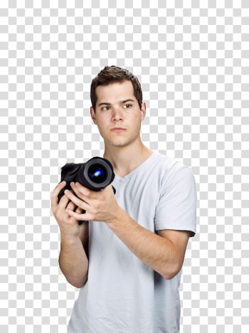 People , man holding black DSLR camera transparent background PNG clipart People , man holding black DSLR camera transparent background PNG clipart