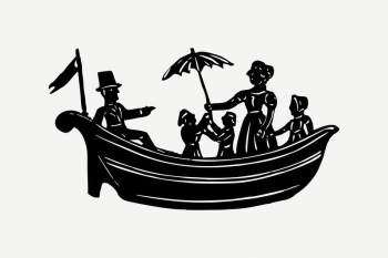People on boat clipart, vintage | Free PSD Illustration - rawpixel People on boat clipart, vintage | Free PSD Illustration - rawpixel