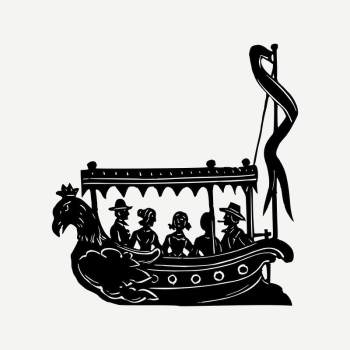 People on boat clipart, vintage | Free PSD Illustration - rawpixel People on boat clipart, vintage | Free PSD Illustration - rawpixel