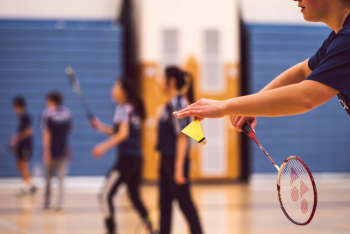 People Playing Badminton People Playing Badminton