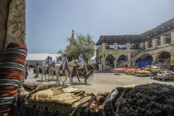 People Riding on Horses