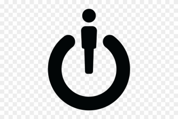 People - Shut Down Icon Black People - Shut Down Icon Black