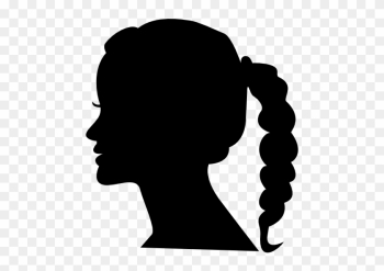 People, Side View, Woman, Hair Salon, Silhouette, Female - Side View Face Clipart