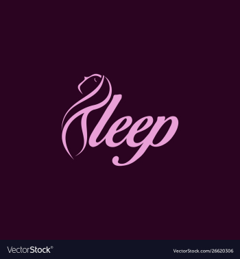 People sleep logo design vector image People sleep logo design vector image
