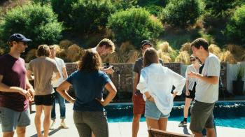 People Standing Beside Pool People Standing Beside Pool