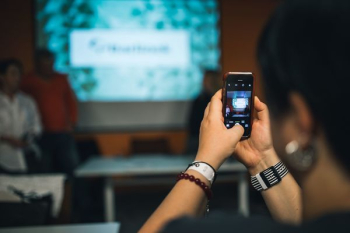 People taking photos with smartphones People taking photos with smartphones