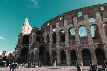 People Talking Photos Near Colosseum People Talking Photos Near Colosseum