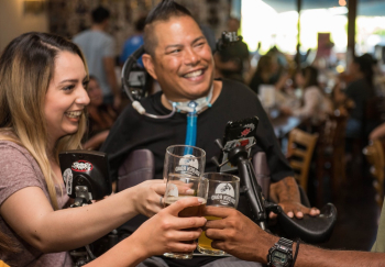 People Toasting Beer Glasses and Having Fun People Toasting Beer Glasses and Having Fun