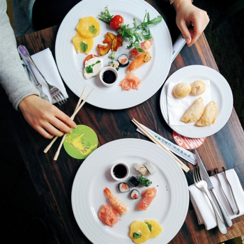 Perfect appetizers in a restaurant Perfect appetizers in a restaurant