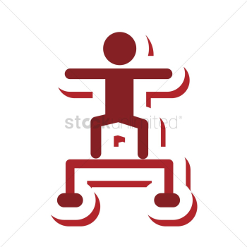 Person balancing on a bar Person balancing on a bar