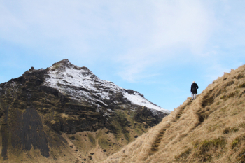 Person Climb on Mountain Person Climb on Mountain