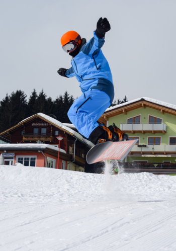 Person Doing Snowboarding