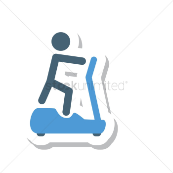 Person exercising with elliptical trainer Person exercising with elliptical trainer