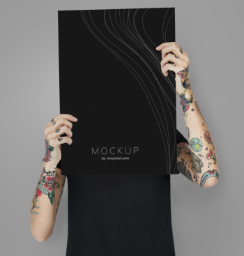 Person Holding Black Card Person Holding Black Card