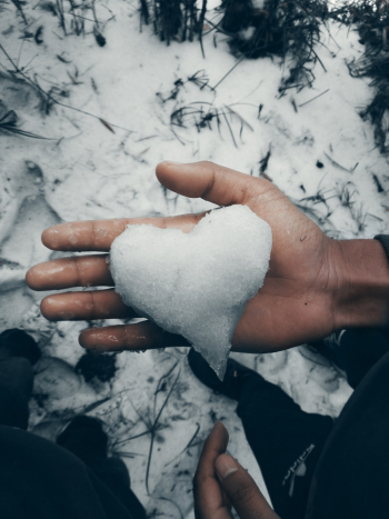 Person Holding Ice Person Holding Ice