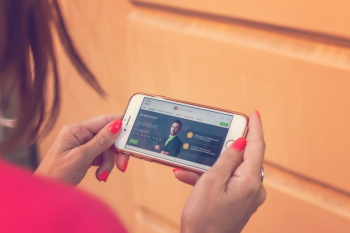 Person Holding Iphone Person Holding Iphone