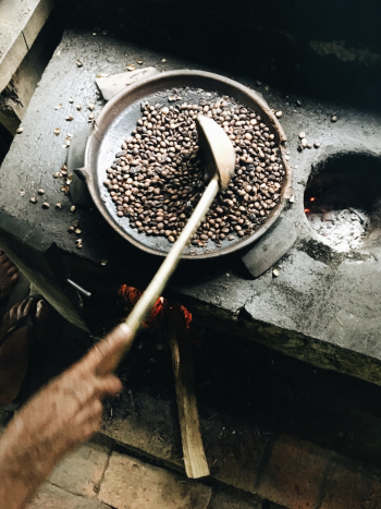 Person Holding Ladle Person Holding Ladle