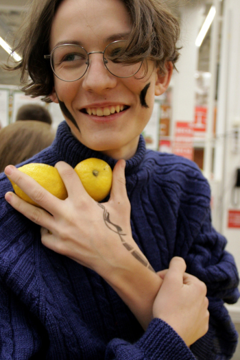 Person Holding Lemonade Person Holding Lemonade