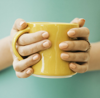 Person Holding Mug Person Holding Mug