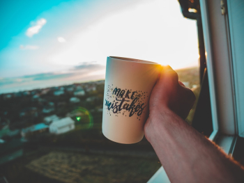Person Holding Mug Person Holding Mug