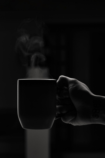 Person Holding Mug Person Holding Mug