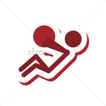 Person is exercising with fitness ball Person is exercising with fitness ball