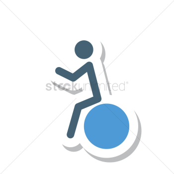 Person is exercising with fitness ball Person is exercising with fitness ball