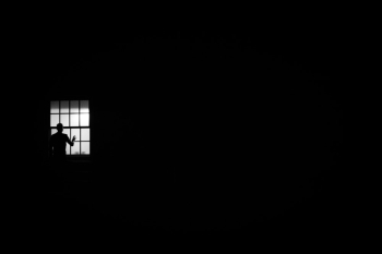 Person Looking Out The Window Person Looking Out The Window