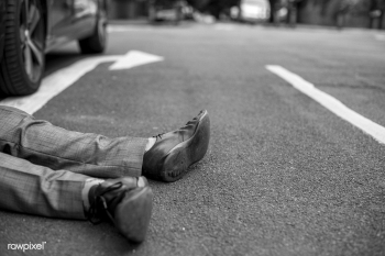 Person lying on the ground after a car accide.. | Free stock photo - 515931 Person lying on the ground after a car accide.. | Free stock photo - 515931